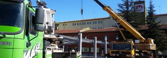 Eskişehir Devlet Hastanesi Ek Bina Yapımı - Çözümler Vinç