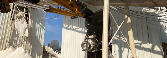 Güçlü Maden Ocağı Elektrik Motoru Montajı