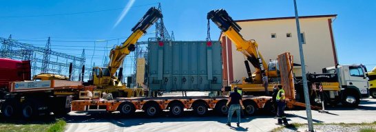 Eskişehir kiralık vinç-80 Ton Trafo İndirme