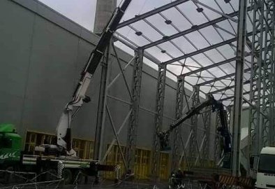 Paşabahçe Tesisi Onarım ve Çelik Konstrüksiyon Montajı