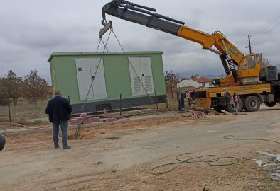 Beton Köşk, Elektrik Trafosu Yükleme Ve İndirme İşleri