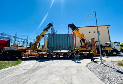 Eskişehir kiralık vinç-80 Ton Trafo İndirme