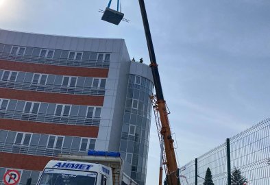 Yunusemre Devlet Hastanesi Çatıya Beton Verme