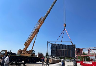 Eskişehir'de vinç kiralama hizmeti-Yangın merdiveni montajı