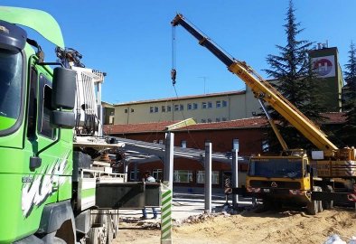 Eskişehir Devlet Hastanesi Ek Bina Yapımı - Çözümler Vinç