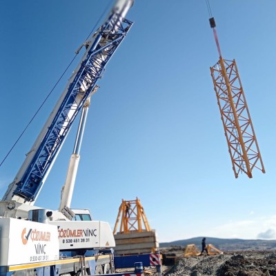 Çözümler Vinç - Aylık Kiralık Vinç - Günlük Kiralık Vinç - Teleskobik Vinç - 160 Tonluk Vinç