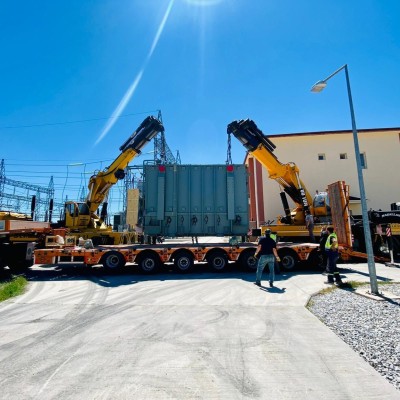Eskişehir Kiralık Vinç - 80 Ton Trafo İndirme