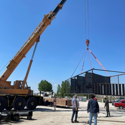 Eskişehir'de Vinç Kiralama Hizmeti - Yangın Merdiveni Montajı