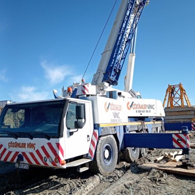 Çözümler Vinç - Aylık Kiralık Vinç - Günlük Kiralık Vinç - Teleskobik Vinç - 160 Tonluk Vinç